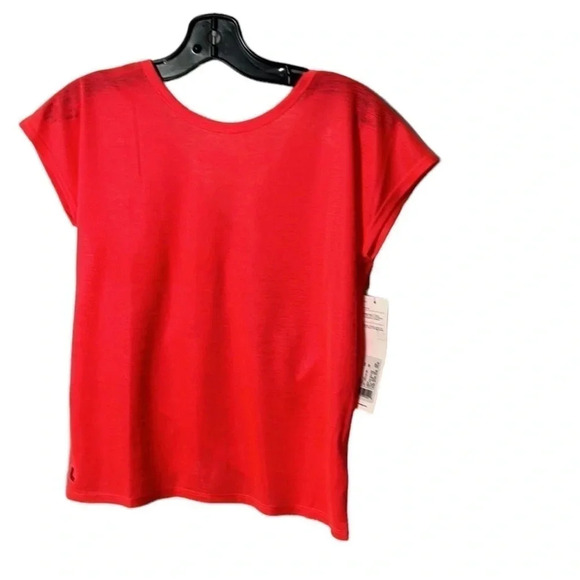 LOLE “BETH “ reflector  pink top. Oversize, asymmetrical back with criss cross - Picture 2 of 9